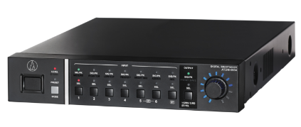 ATDM-0604A DIGITAL SMART MIXER 6 CHANNEL / 4 MIC + 2 MIC/LINE + 1 STEREO INPUTS, AND 1 STEREO & 2 MONO OUTPUTS